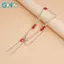 GHX Đá Đỏ Trái Tim Nelace Tối Giản Nhỏ Không Gây Dị Ứng Trang Sức Dành Cho Nữ Mặc Thường Ngày Tốt Nghiệp Quà Tặng Cho Cô VN