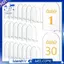 30 Bộ Acrylic Ký Hiệu Acrylic Bảng Hiệu Có Chân Đế Trống Vòm Tấm DIY Vòm Bàn Số Cho Tiệc Cưới Lễ Cưới Sự Kiện