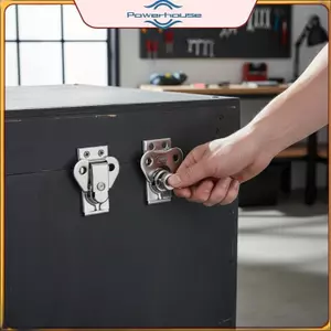 POWER Thép không gỉ Toggle Chốt 2 Chiếc Kẹp Bắt Bướm Cho Hộp Gỗ Ngăn Kéo Hộp Dụng Cụ Tủ Cố Định An Toàn Nội Thất Chốt.
