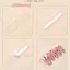 300 Cái / 10 Tờ Kệ trưng bày hai mặt Đầu móng tay Tự dính Có thể tháo rời Nail Art Display Stand Stiers