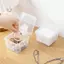 Maybest Hộp đựng khăn bông chống bụi Hộp đựng mỹ phẩm Hộp xốp làm đẹp trong suốt Hộp đựng mỹ phẩm Hộp đựng mỹ phẩm Hộp đựng phòng tắm {VN}