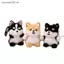 SRVN Chó Sang Trọng Móc Khóa Mini Puppy Thú Nhồi Bông Túi Mặt Dây Chuyền Cho Trẻ Em Quà Tặng Sinh Nhật Hộp Chìa Khóa Dễ Thương.