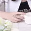 AqToCna Thời Trang Dễ Thương Bạc 925 Đầy Rỗng Nhẫn Lớn Nữ Nhẫn Nóng AqToCna