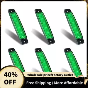 6 Đèn LED Marine Boat Lights Marine Courtesy Light Strip Deck Transom Cockpit Navigation Lighting Chống nước 12V