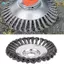 Weed Tẩy Dụng Cụ Bàn Chải Cỏ Đầu Tông Đơ 6 Inch Dây Thép Bánh Xe Bàn Chải Cắt Lưỡi Dụng Cụ Làm Vườn Dễ Dàng Lắp Đặt