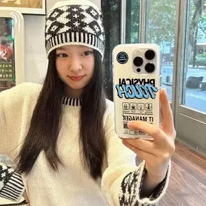 Mã vạch xu hướng Trường hợp iPhone 1716pro phù hợp 1514 Mô hình mới 1312 Lớp đôi
