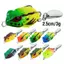 Luya 2.5cm 3g Mini Thunder Frog Móc đôi Mồi mềm có tiếng ồn Sequin để câu cá FSI