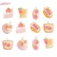 HFSHY Bánh Dâu Nhựa Hoạt Hình Quyến Rũ 10 / 12 Cái BPA-Free An Toàn Cho DIY Vỏ Điện Thoại Trang Trí Trang Sức Làm Người Mới Bắt Đầu Thủ Công Bộ Dụng Cụ VN