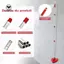 Tay cầm thay thế cây lau nhà chung Đức, Thanh thép không gỉ có thể điều chỉnh 30-58 Inch Tương thích với A