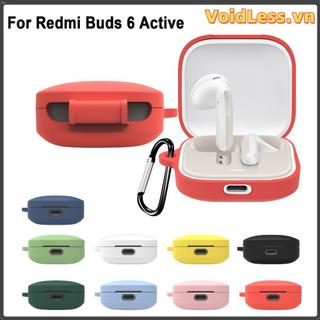 Vỏ VOIDLESS, Bảo vệ chống sốc, Có móc Phụ kiện tai nghe chống trầy xước Vỏ cho Redmi Buds 6 Active