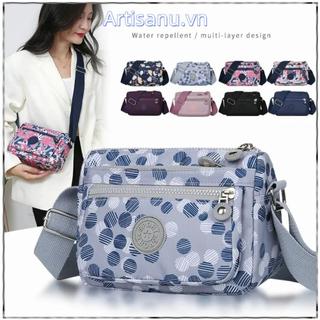 Túi đeo chéo ARTISANU, Túi đeo vai chống nước nhiều lớp, Túi mẹ dung tích lớn đa chức năng nhân quả cho bé gái