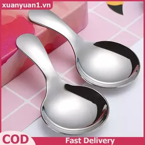 XUAN Dễ Thương Inox Nhà Bếp Thìa Tay Cầm Ngắn Đường Muối Gia Vị Thìa Gia Vị VN