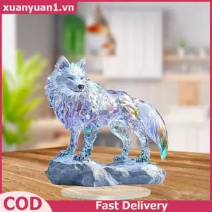 XUAN Mô Hình Peaco Trang Trí Để Bàn, Quà Tân Gia Văn Phòng, Phụ Kiện Trang Trí VN