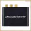 2X -Bộ trích xuất âm thanh ARC tương thích ARC sang SPDIF Jack 3,5 mm âm thanh nổi đồng trục -Bộ chuyển đổi ARC tương thích
