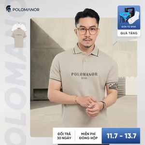 Áo polo nam PAYDEN, vải cá sấu cotton interlock cao cấp, thanh lịch sang trọng - POLOMANOR