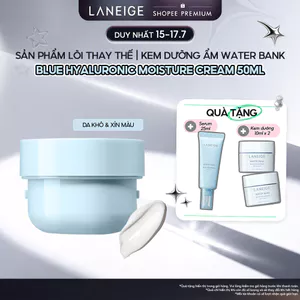 Kem Dưỡng Ẩm Laneige Water Bank Blue Hyaluronic Moisture Cream 50ml (Da Thường và Da Khô))