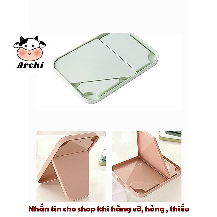 Gương soi để bàn tiện dụng gấp gọn mini - ảnh 7