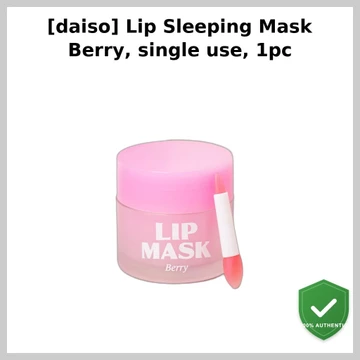 [daiso] Mặt nạ ngủ môi Berry, sử dụng một lần, 1 cái/ Mặt nạ môi Hàn Quốc/ Hương Berry/ Chính hãng của HOLYHANS KOR