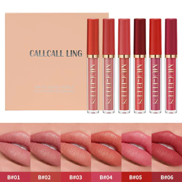 Bộ 6 Món Cốc Chống Dính Son Bóng Dễ Màu Sắc Ngày Lễ Tình Nhân Bộ Son Môi Ngày Của Mẹ Hộp Bộ Son Bóng Môi Dễ Màu [Hàng Có Sẵn