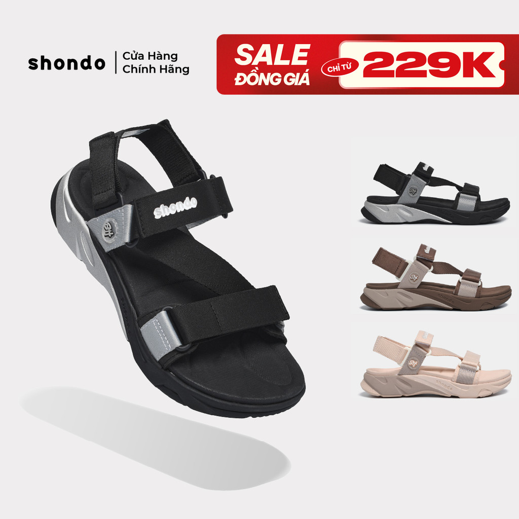 Giày sandal unisex Shondo F8M Ver 2