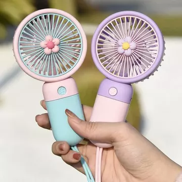 Quạt cầm tay Mini, Quạt cầm tay, Thiết kế dễ thương Quạt để bàn cá nhân trái cây có đế giữ điện thoại, Quạt sạc USB nhẹ cho nữ sành điệu Du lịch trong nhà ngoài trời, 2 CÁI (P