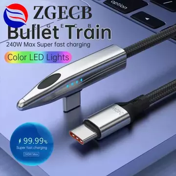 Cáp ZGECB USB Type C sang C, Dây sạc nhanh hai đầu TPE, Dây sạc nhanh Bộ sạc cáp dữ liệu C sang C nhẹ