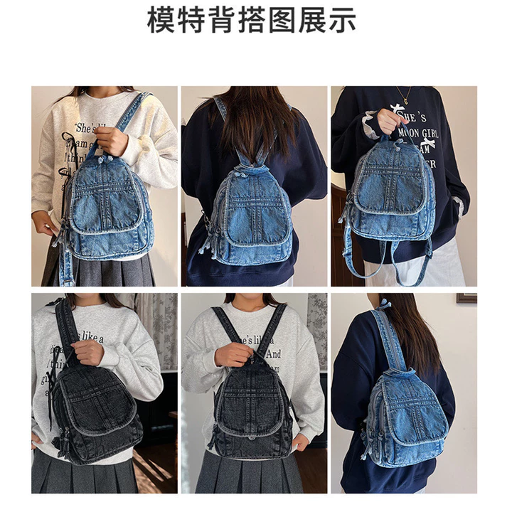 Women's Vintage Backpack – Mini, for Work – 5