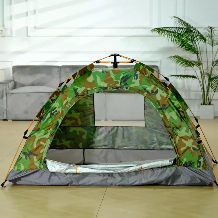 Lều Bán Buôn Lều Di Động Ngoài Trời Lều Gấp Cắm Trại Bãi Biển Mở Nhanh Lều Cắm Trại Bạc Keo Lớp Phủ Lều Dày – 2