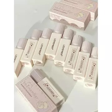 Cửa trần mãi mãi!LEEMEMBER / LEEMBER Lip Mud Khỏa thân Dòng sản phẩm dễ thương Matte Lip Glaze Kem dưỡng môi khỏa thân Lip Glaze DB02