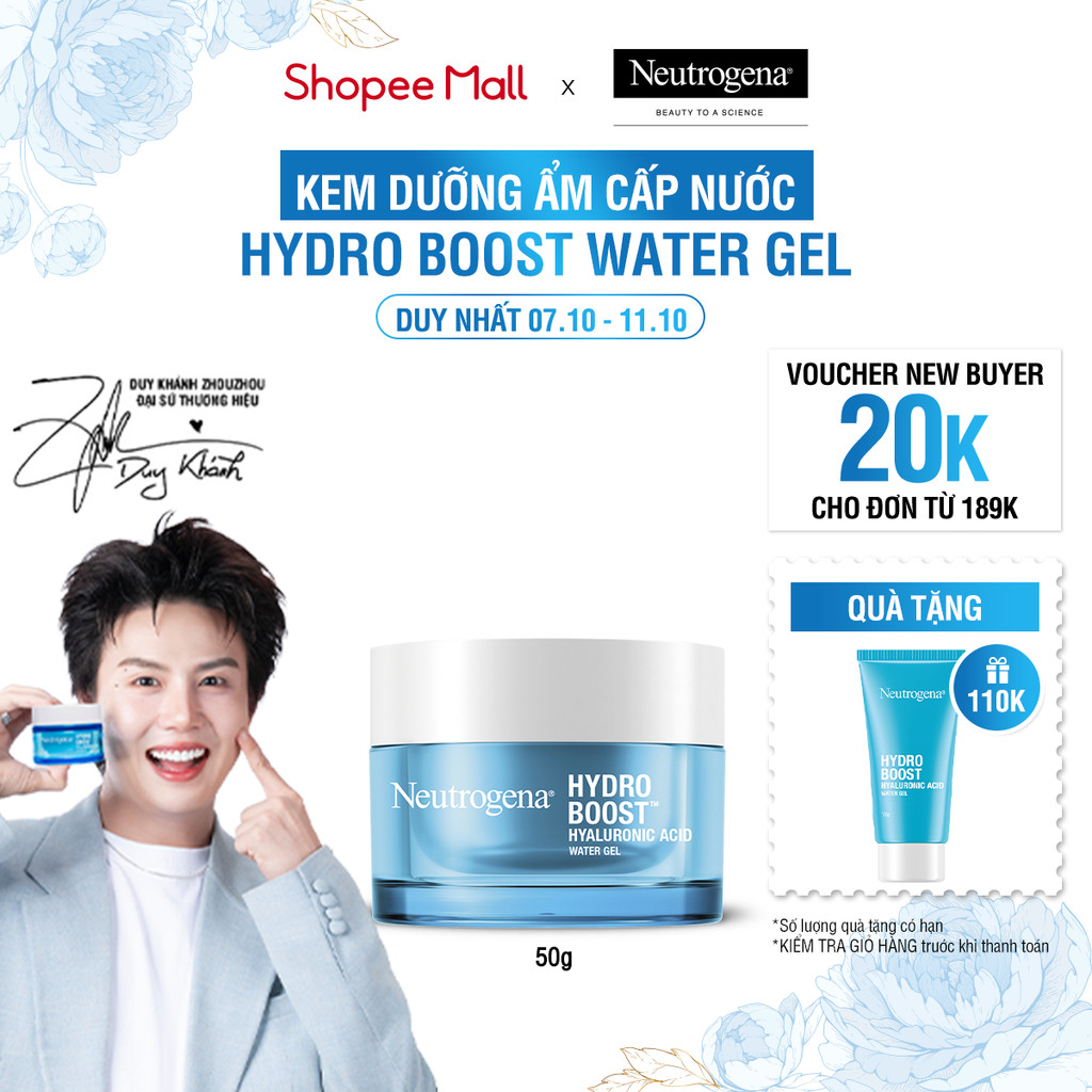 Kem dưỡng ẩm cấp nước Neutrogena® Hydro Boost Hyaluronic Acid Water Gel (50g)