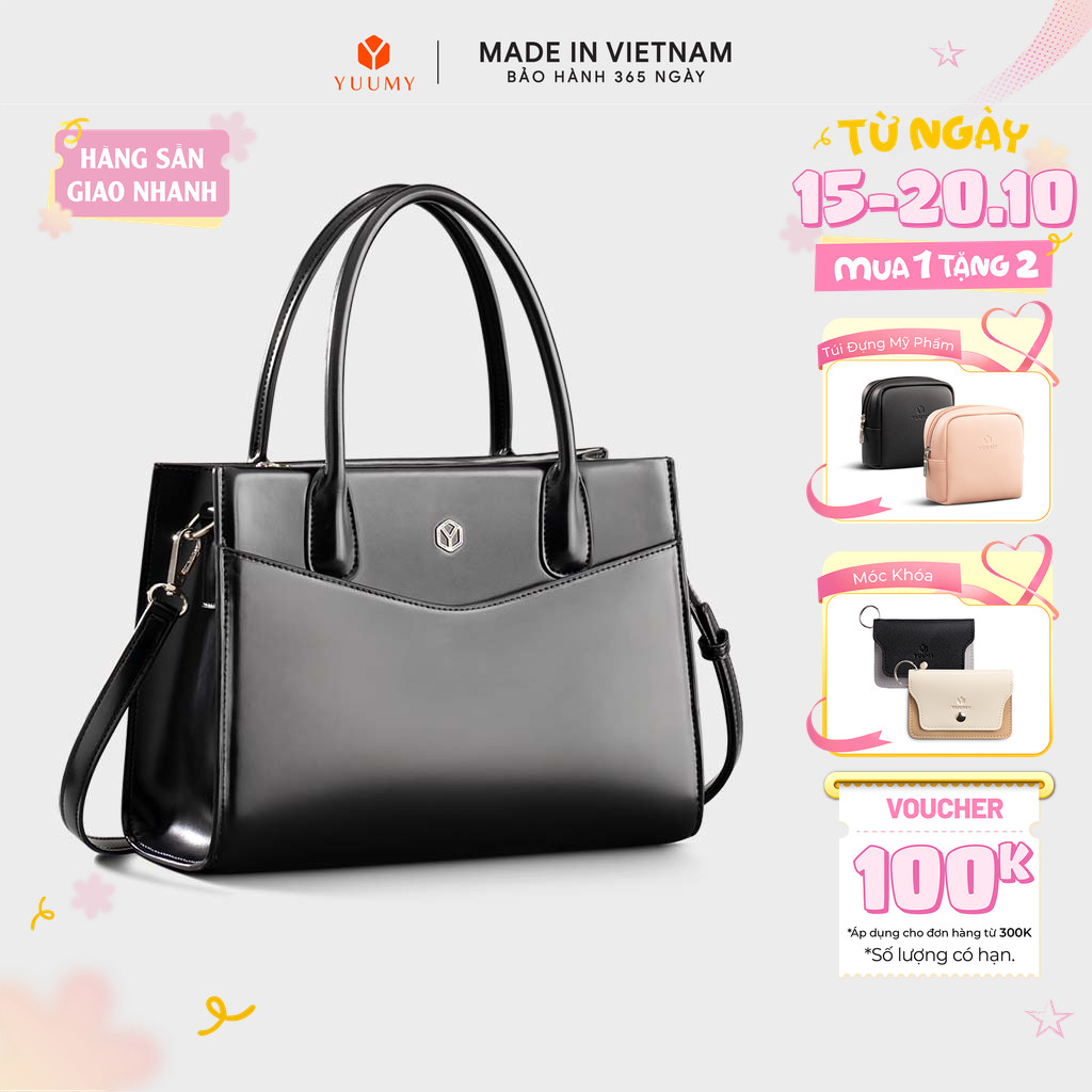 Túi Yuumy (Thời trang nữ công sở thanh lịch cỡ trung vừa A5 - Túi xách da Smooth YTX61)