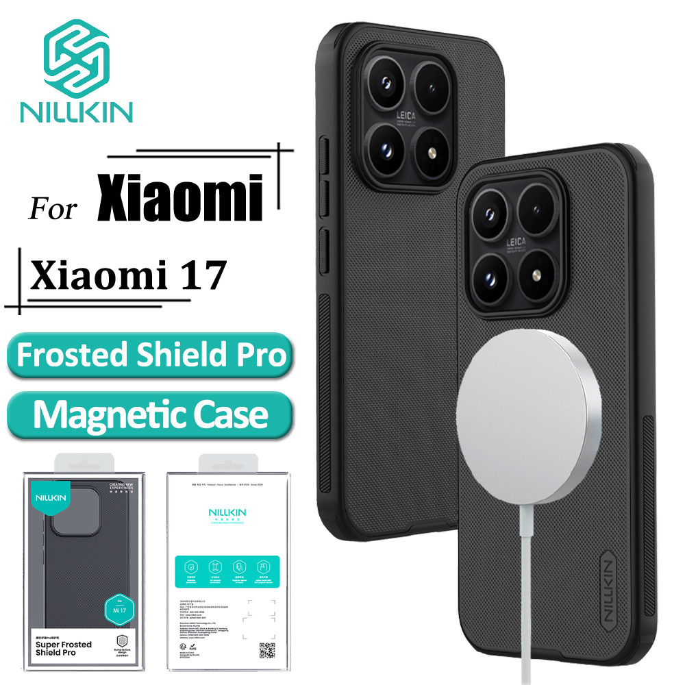 Ốp điện thoại từ tính Nillkin Super Frosted Shield Pro cho Xiaomi 17 Pro Max 17 / 15 Ultra Ốp điện thoại chống sốc