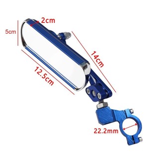 Sai 360° Gương Xe Đạp Điều Chỉnh Được, Hợp Kim Nhôm, An Toàn cho Người Đi Xe Đạp