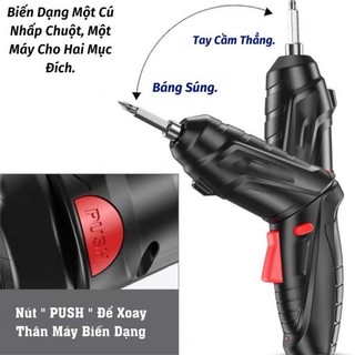 【Bảo hành】Máy bắn vít cầm tay mini 2 chiều dùng pin sạc Tua vít điện Tuốc nơ điện dùng dây sạc USB máy xoáy ốc