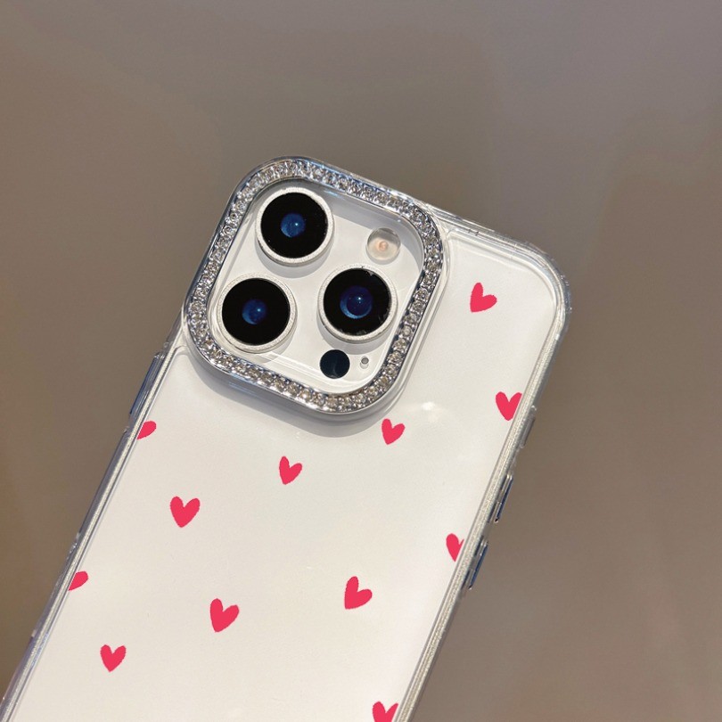 Ốp Điện Thoại Trái Tim Tình Yêu Lấp Lánh Bling Sang Trọng Cho Vivo Y04 Y29S Y19E Y19S Y29 Y200 Y28 Y35 Y39 Y78 Y36 Y27 Y27S Y72 Y12 Y15 Y17 Y12S Y20 Y20i Y20S Mềm Trong Suốt