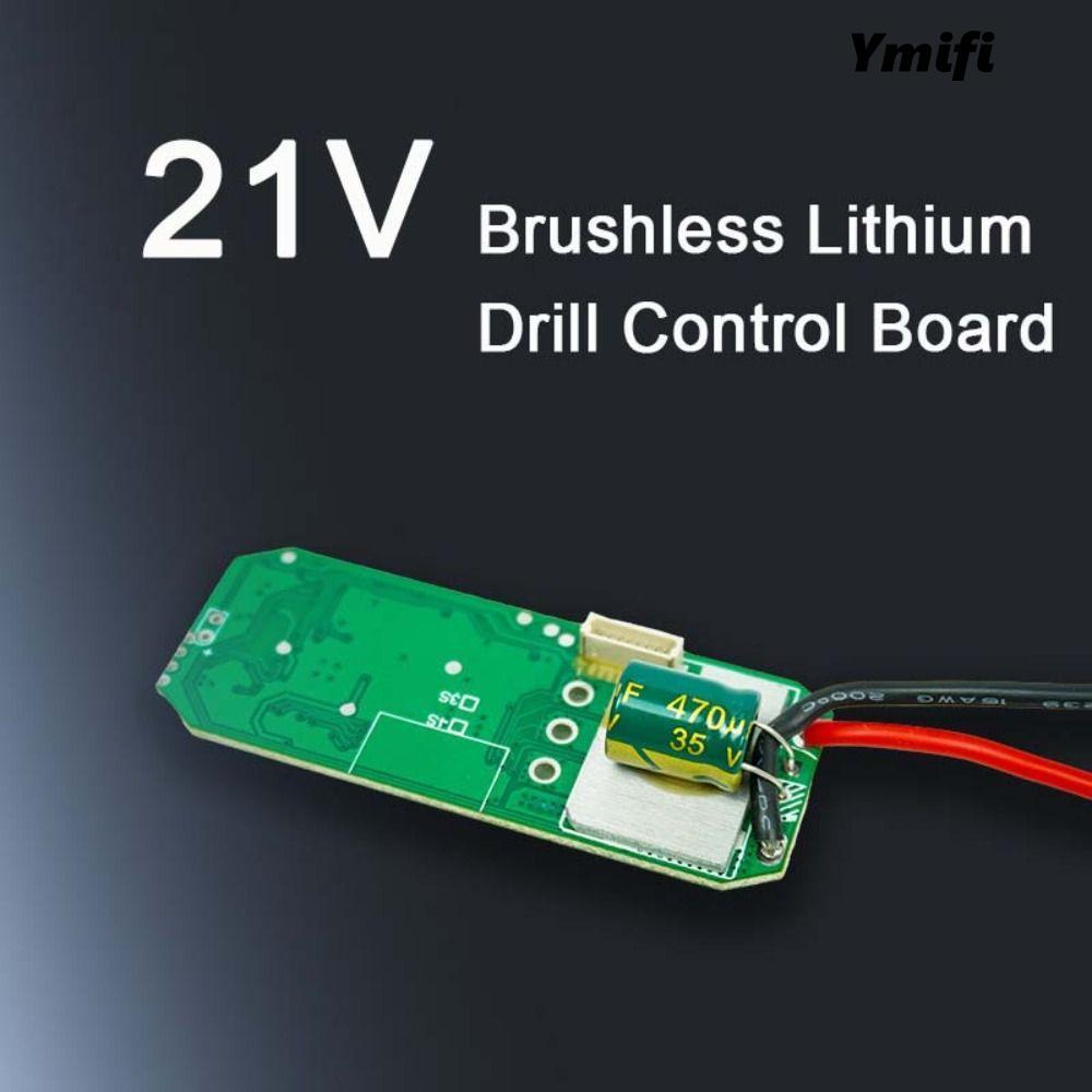 Bảng bảo vệ máy khoan sạc YMIFI, Bộ điều khiển máy khoan ABS 6,6 * 2,5cm, Phụ kiện dụng cụ điện kim loại bảo vệ 21V Máy khoan cầm tay