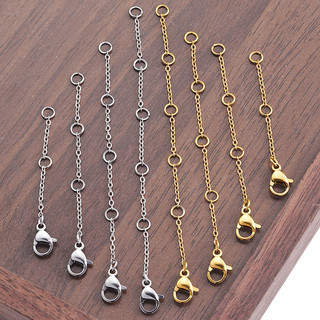 Dây chuyền mở rộng thép không gỉ, vàng 18k, dễ dàng điều chỉnh kích thước
