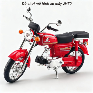 【BabyJoy】Đồ chơi mô hình xe máy JH70 tỉ lệ 1:10,có đèn và âm thanh,Quà tặng cho bé trai