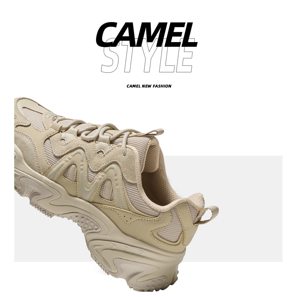 Giày thể thao nam nền tảng Chunky CAMEL CROWN HOSHINO