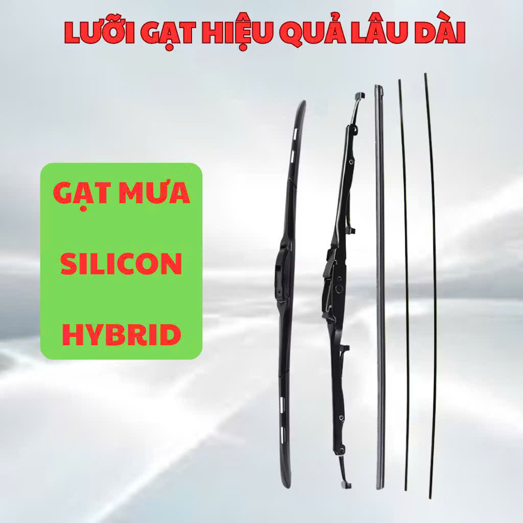 Gạt Mưa FADIL Các Dòng Ô Tô Xe VINFAST, VF3, VF5, VF6 , VF7, VF8, VF9, VFe34. HERIO, LIMO GREEN SIlicon Nano Gạt Sạch Êm
