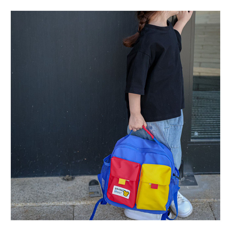 Ba Lô Mini Schoolbag Nylon Nhẹ Túi Học Sinh Mẫu Giáo Bé Trai Bé Gái