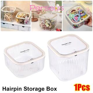MEGOCE 1 Cái Dụng Cụ Sắp Xếp Phụ Kiện Tóc, Hộp Bảo Quản Máy Tính Để Bàn Nhỏ Lớn, Đa Năng Acrylic Bật Lên Dây Buộc Tóc Tổ Chức Cho Băng Đô Kẹp Tóc Giặt Pods