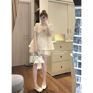 [Sẵn] Set Bộ Ren Cộc Tay Phối Chân Váy Dáng Ngắn Xoè, Bộ Đồ Áo Ren Mix Chân Váy Xoè Lưới Tiểu Thư Asasino