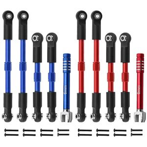 1 Bộ Cho ARRMA 1 / 10 GORGON 4X2 VORTEKS 2WD NHIÊN LIỆU MEGA 550 QUAKE Kim Loại Turnbuckles Camber Liên Kết Ngón Chân Liên Kết Bộ Phần Nâng Cấp Liên Kết