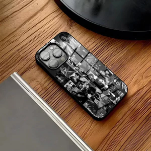 BK-1 Band M-Maneskin Ốp Lưng Điện Thoại IPhone 16 15 14 Pro 11 13 12 Mini 6 8 7 Plus Kính Thiết Kế Sang Trọng Cove