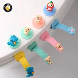 {TB & Bag} 2 Cái / bộ Tay Cầm Ghế Nâng Braet Nắp Bồn Cầu Nâng Nắp Bồn Cầu Dụng Cụ Nâng Vòng Viền Phòng Tắm Vệ Sinh.