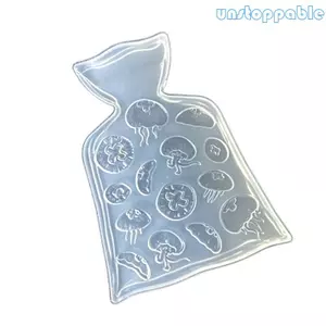 Unstop * Khuôn trang trí mặt dây chuyền sứa silicon cấp cho nghệ thuật nhựa và