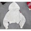Áo Khoác Nỉ Hoodie Croptop 3 Sọc Form Rộng Khóa Kéo Nữ Dày Dặn Phong Cách Hàn Quốc HIYU 66 STORE