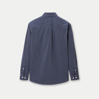 Áo Sơ Mi Nam Tay Dài HLA Dáng Rộng Kẻ Sọc – Vải Cotton Cao Cấp, Phù Hợp Phong Cách Layer Trẻ Trung