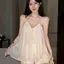 Mùa hè 2026 Phong cách mới Phong cách Pháp Sơ đồ sang trọng Niche Slimer Look Hot Diamond Mesh Stitchless Áo sơ mi voan nữ